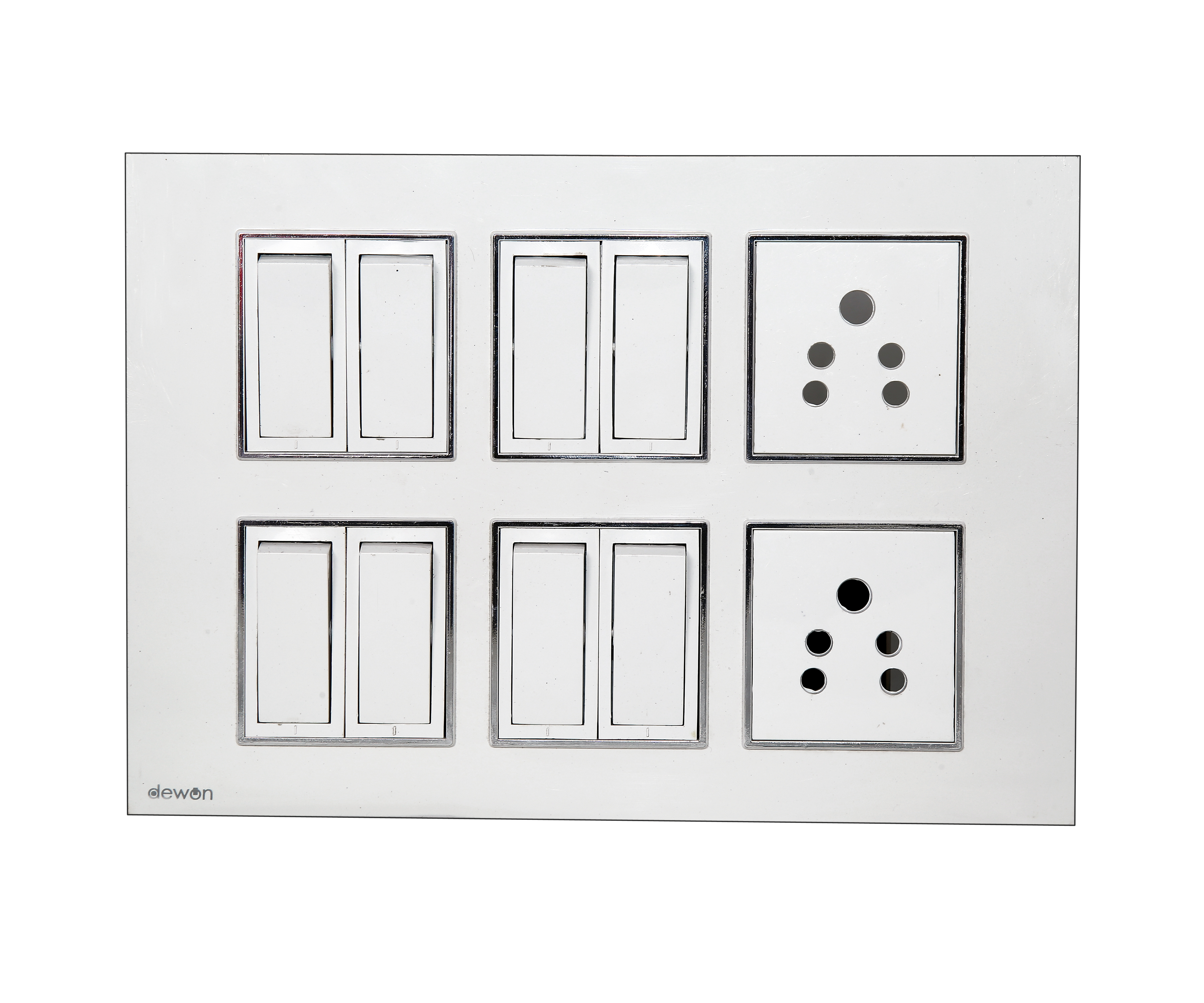 Dewon Electric SilverLine 12 Module Plate