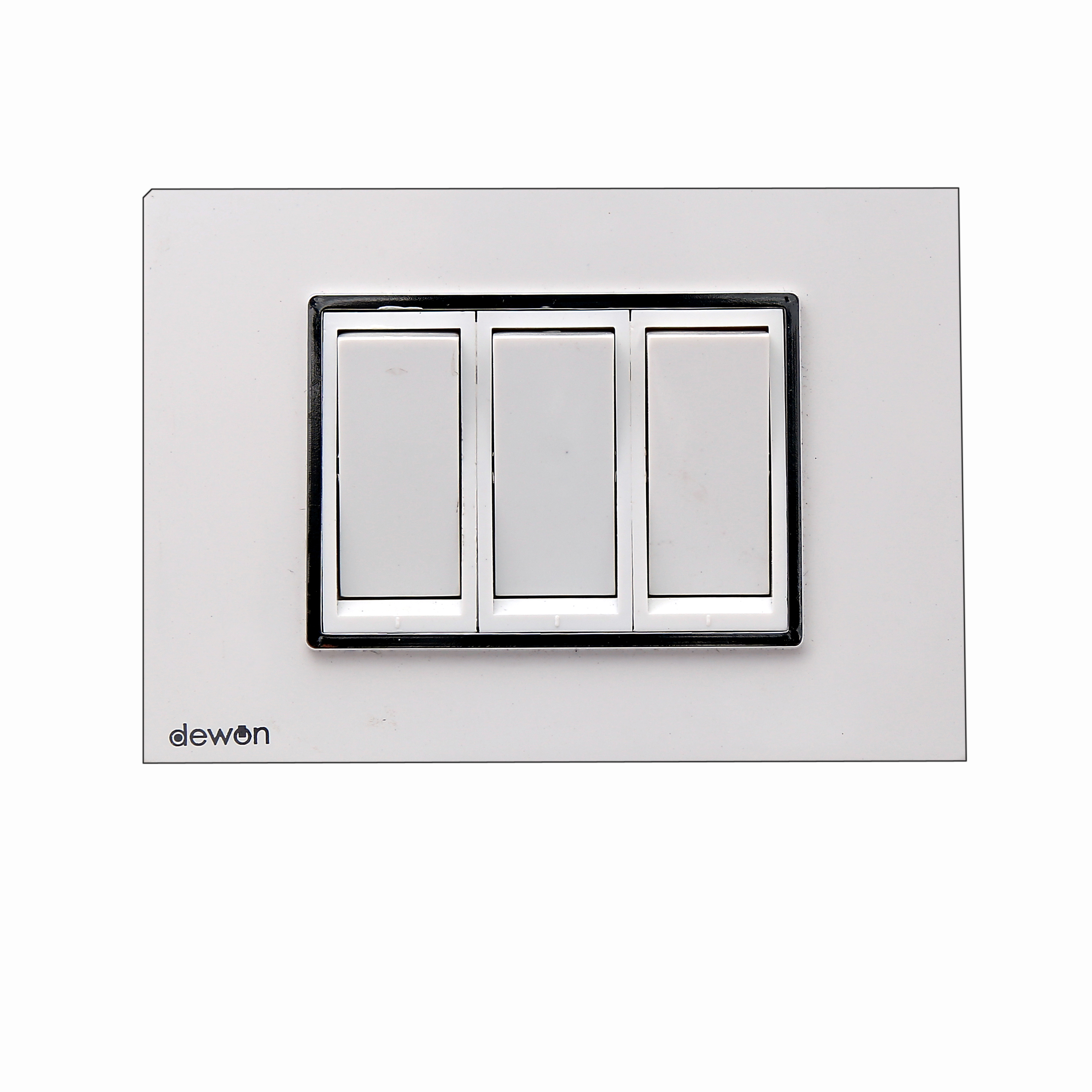 Dewon Electric SilverLine 3 Module Plate