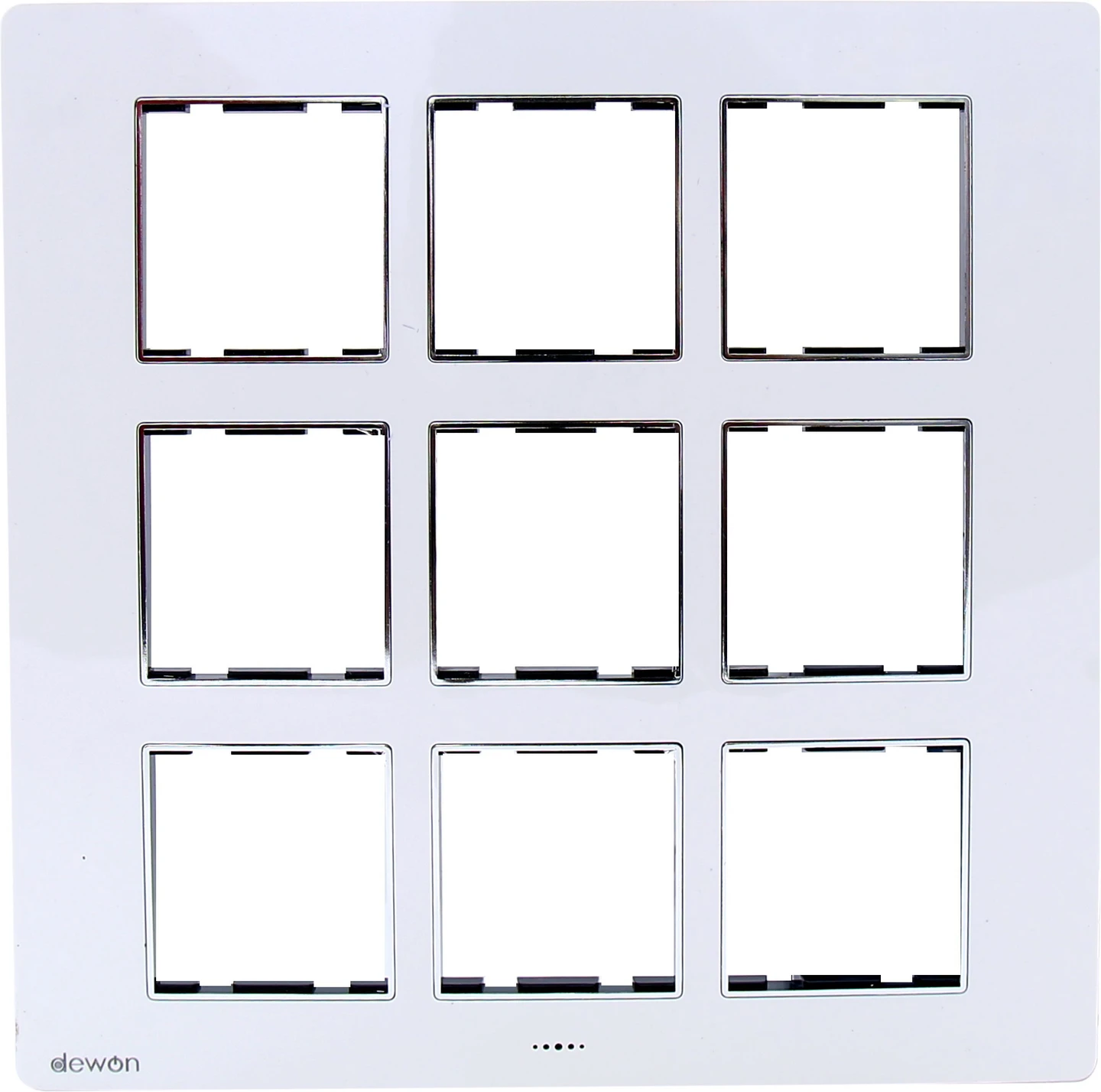 Dewon Electric SilverLine 18 Module Plate