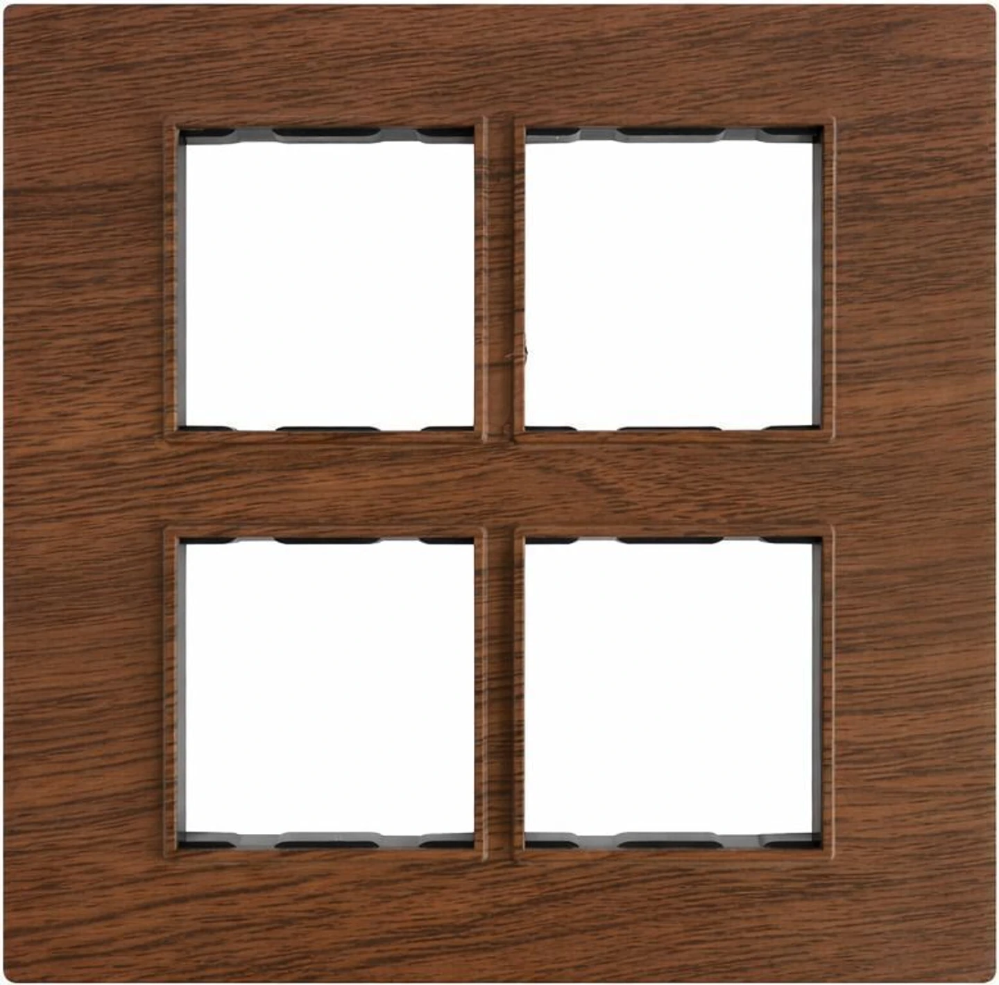 Dewon Electric 8 Module Plate - Wooden